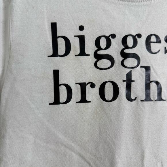 Biggest Brother Custom Made T Shirt Size Small 6/7 - Picture 3 of 3